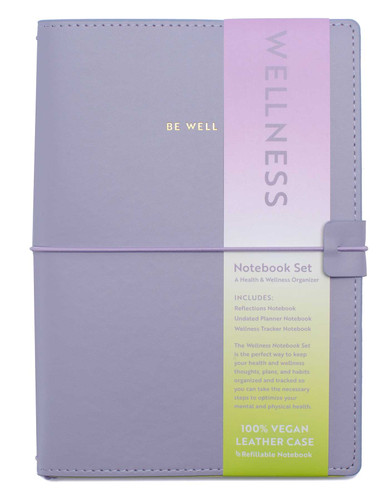Wellness Notebook Set: A Health & Wellness Organizer (Refillable Notebook) book cover by Insight Editions