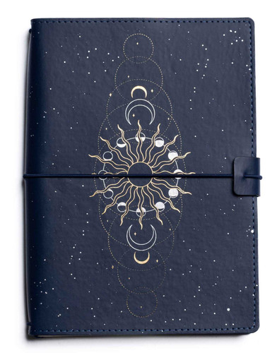 Sun Moon Rising Astrology Notebook Set: (Refillable Notebook) book cover by Insights