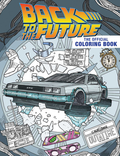 Back to the Future: The Official Coloring Book (Back to the Future) book cover by Insight Editions