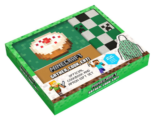 Minecraft: The Official Cookbook and Apron Gift Set: Plus Exclusive Apron book cover by Tara Theoharis