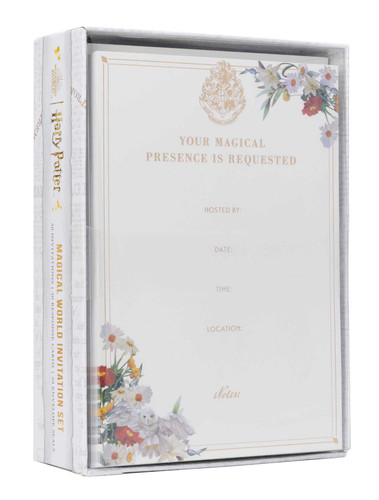 Harry Potter: Magical World Invitation Set (Set of 30) (Harry Potter) book cover by Insights