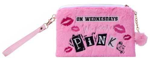 Mean Girls: On Wednesdays We Wear Pink Plush Accessory Pouch book cover by Insights