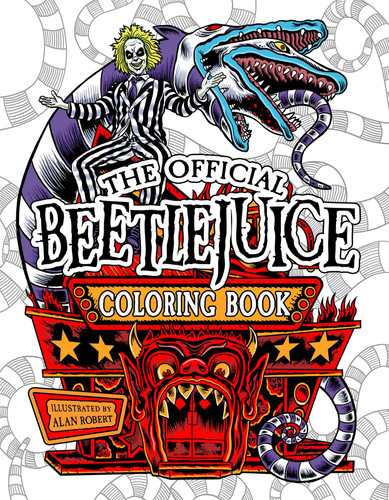 Beetlejuice: The Official Coloring Book book cover by Alan Robert