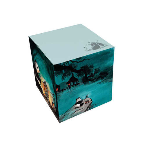 Big Panda and Tiny Dragon Sticky Note Memo Cube book cover by James Norbury