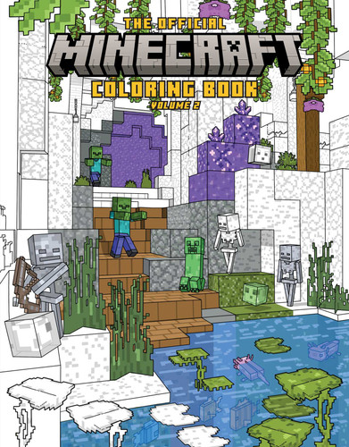 The Official Minecraft Coloring Book, Volume 2 book cover by Insight Editions