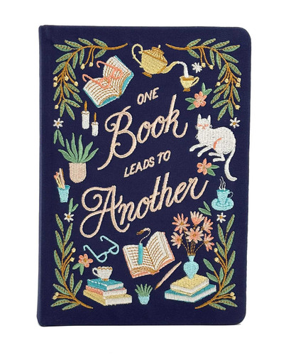Book Lover's Embroidered Journal book cover by Insight Editions
