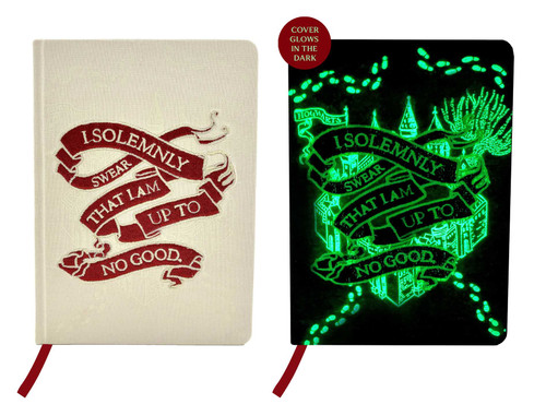 Harry Potter: Marauder's Map Glow in the Dark Journal (Harry Potter) book cover by Insight Editions