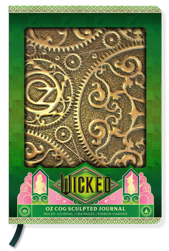 Wicked: Oz Cogs Sculpted Journal book cover by Insight Editions
