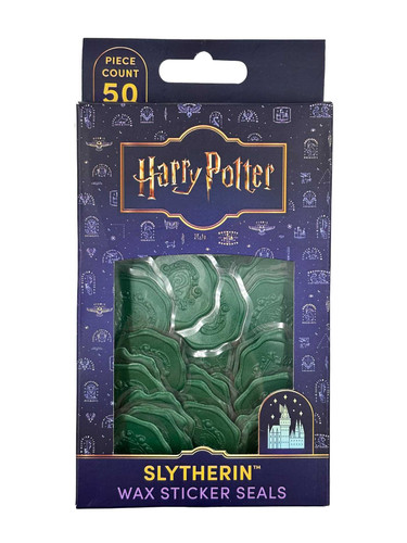 Harry Potter: Slytherin Wax Sticker Seals (Set of 50) (Harry Potter) book cover by Insight Editions