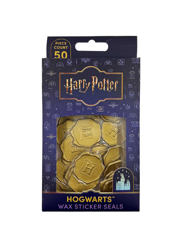 Harry Potter: Hogwarts Gold Wax Sticker Seals (Set of 50) (Harry Potter) book cover by Insight Editions