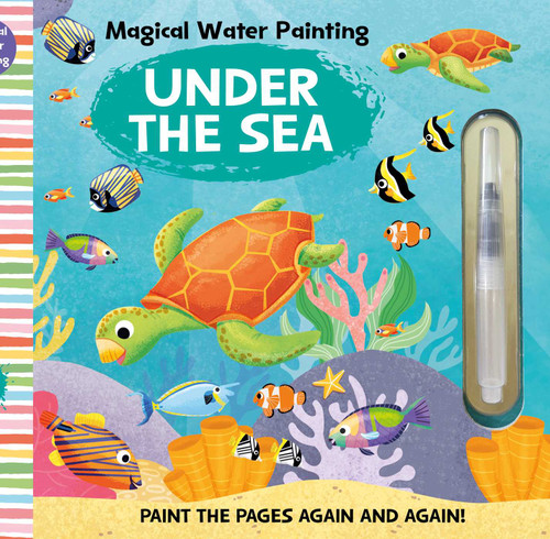 Magical Water Painting: Under the Sea book cover by Insight Kids