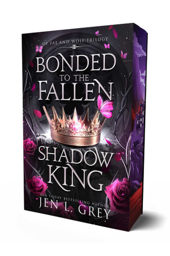 Bonded to the Fallen Shadow King (Of Fae & Wolf Trilogy) book cover by Jen L Grey