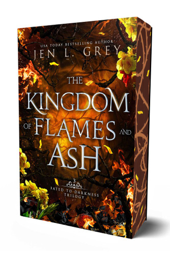 The Kingdom of Flames and Ash (Fated to Darkness) book cover by Jen L. Grey