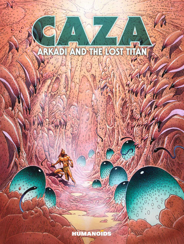 Arkadi and the Lost Titan book cover by Caza