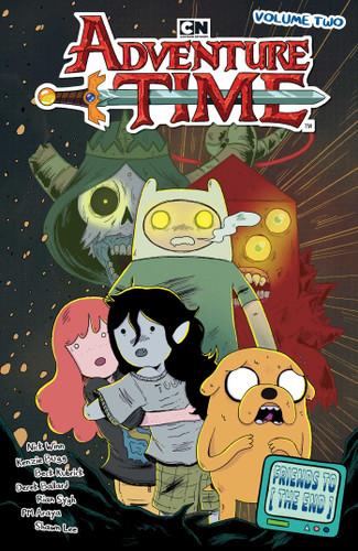 Adventure Time Vol. 2: Friends to the End (Adventure Time (2025)) book cover by Nick Winn, Derek M Ballard