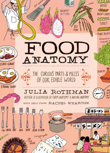 Food Anatomy: The Curious Parts & Pieces of Our Edible World (Anatomy) book cover by Julia Rothman