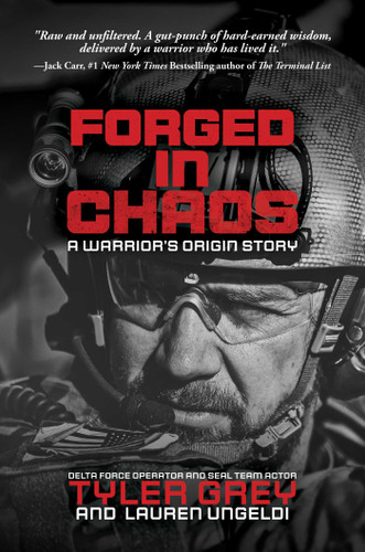 Forged in Chaos: A Warrior's Origin Story book cover by Tyler Grey, Lauren Ungeldi