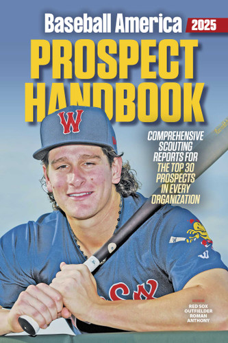 Baseball America 2025 Prospect Handbook book cover by 