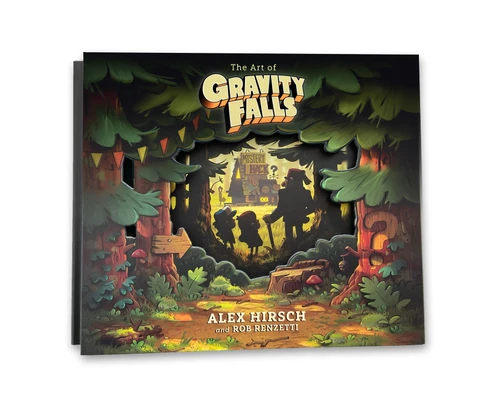 The Art of Gravity Falls book cover by Alex Hirsch, Rob Renzetti