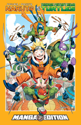 Naruto x Teenage Mutant Ninja Turtles--Manga Style Edition book cover by Caleb Goellner