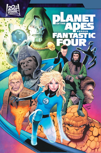 Planet Of The Apes Vs. Fantastic Four (PLANET OF THE APES VS. FANTASTIC FOUR) book cover by Josh Trujillo