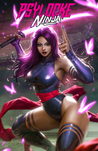 Psylocke: Ninja (PSYLOCKE: NINJA) book cover by Tim Seeley