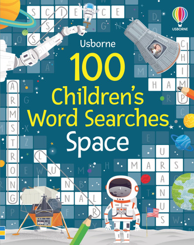 100 Children's Wordsearches: Space (Puzzles, Crosswords and Wordsearches) book cover by Phillip Clarke