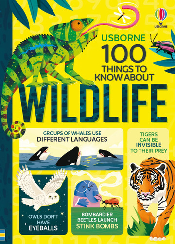 100 Things to Know About Wildlife (100 THINGS TO KNOW ABOUT) book cover by Alice James, Victoria Williams, Rose Hall