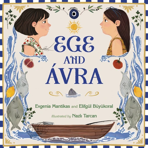 Ege and Ávra book cover by Evgenia Mantikas, Elifgül Büyükoral