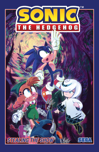 Sonic the Hedgehog, Vol. 22: Stealing the Show book cover by Ian Flynn, Evan Stanley, Iasmin Omar Ata