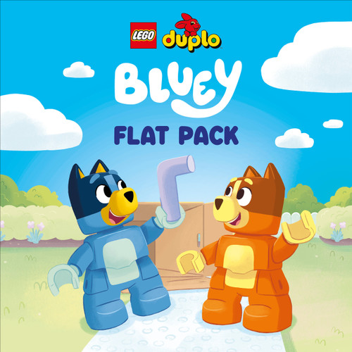 LEGO DUPLO Bluey Flat Pack book cover by DK