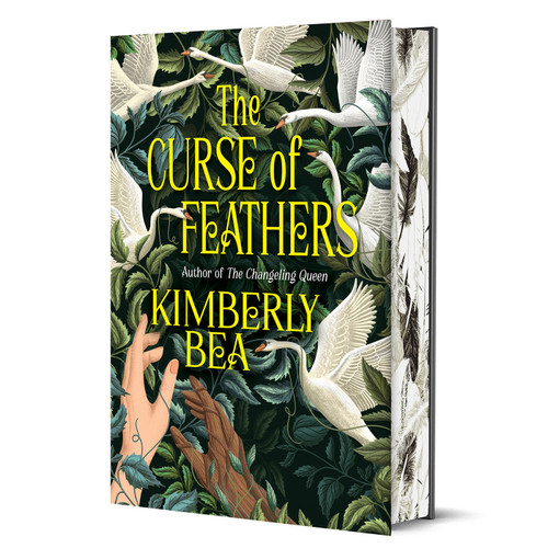 The Curse of Feathers: Deluxe Stenciled Edges book cover by Kimberly Bea