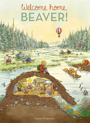 Welcome Home, Beaver! book cover by Magnus Weightman