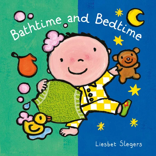 Bathtime and Bedtime book cover by Liesbet Slegers