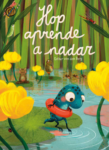 Hop aprende a nadar book cover by Esther van den Berg