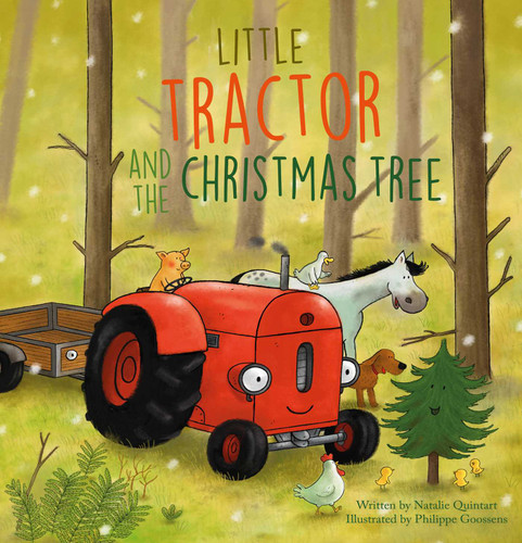 Little Tractor and the Christmas Tree (Little Tractor) book cover by Natalie Quintart