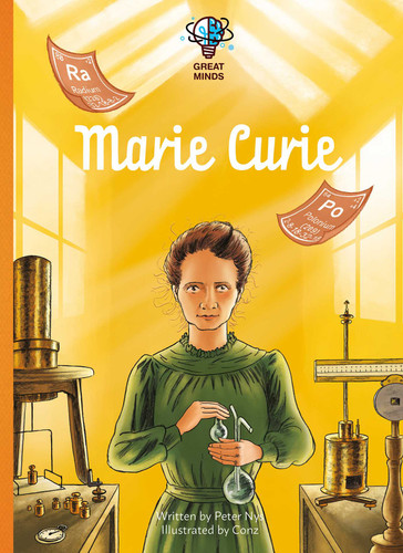 Marie Curie (Great Minds) book cover by Peter Nys
