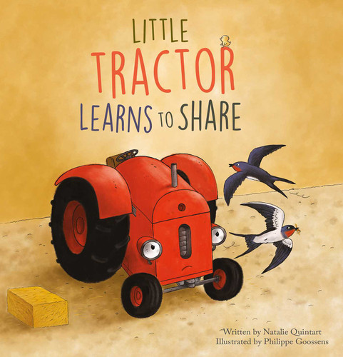 Little Tractor Learns to Share (Little Tractor) book cover by Natalie Quintart