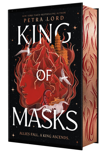 King of Masks (Queen of Faces #2) book cover by Petra Lord