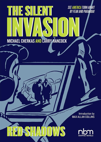 The Silent Invasion, Red Shadows (Silent Invasion) book cover by Larry Hancock, Michael Cherkas, Max Allan Collins