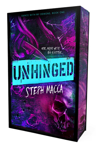 Unhinged (Dance with My Demons) book cover by Steph Macca