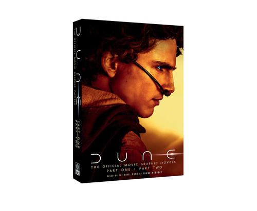 Dune Deluxe Boxed Set: The Official Graphic Novel Movie Adaptations (Dune Movie Graphic Novel Adaptation) book cover by Lilah Sturges