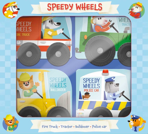 Speedy Wheels Box Set (Speedy Wheels) book cover by Little Genius Books
