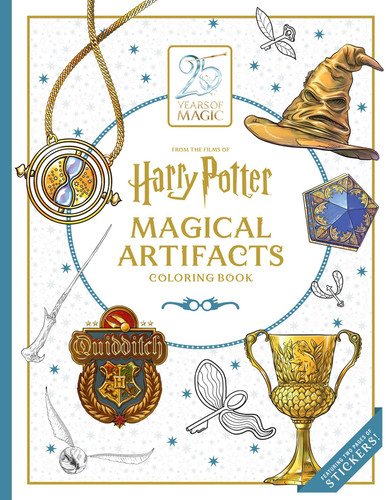 Harry Potter: Magical Artifacts Coloring Book book cover by Insight Editions