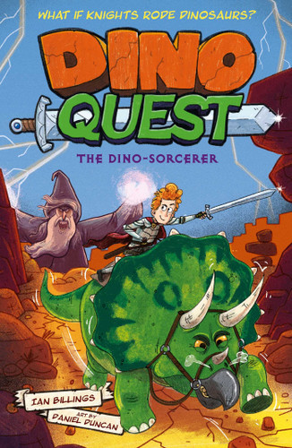 Dino Quest: The Dino-Sorcerer (Dino Quest) book cover by Ian Billings
