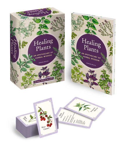 Healing Plants Book & Card Deck: An Apothecary of Herbal Wisdom book cover by Adrian White
