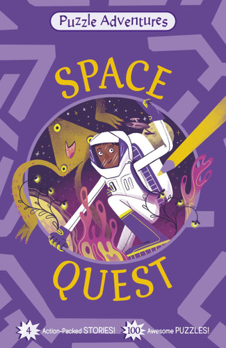 Space Quest: 4 Action-Packed Stories, 90 Awesome Puzzles! (Puzzle Adventures) book cover by Lucy Doncaster