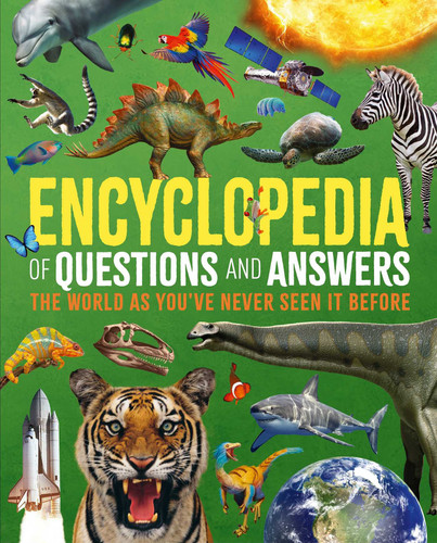 Encyclopedia of Questions and Answers: A World of Knowledge book cover by Clare Hibbert, Claudia Martin, Giles Sparrow, Felicity Forster, Michael Leach, Meriel Lland