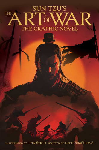 Sun Tzu's The Art of War: The Graphic Novel book cover by Lucie Šimcíková