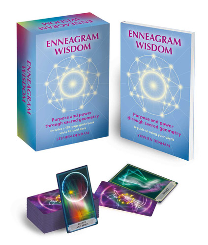 Enneagram Wisdom Book & Card Deck: Know yourself and your purpose through Sacred Geometry (Sirius Inspiration Kits) book cover by Stephen Denham